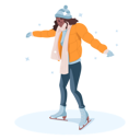 پیش‌نمایش فایل female-ice-skating-6972852 از پک تعطیلات زمستانی