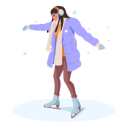 پیش‌نمایش فایل girl-ice-skating-6972853 از پک تعطیلات زمستانی