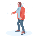 پیش‌نمایش فایل man-ice-skating-6972854 از پک تعطیلات زمستانی