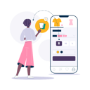 پیش‌نمایش فایل female-doing-online-clothes-shopping-6803504 از پک کار و سرگرمی