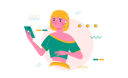 پیش‌نمایش فایل girl-using-gadget-3359517 از پک کار و سرگرمی