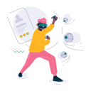 پیش‌نمایش فایل man-playing-virtual-reality-game-6803500 از پک کار و سرگرمی