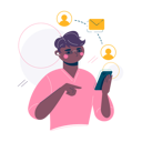 پیش‌نمایش فایل man-sending-email-6803506 از پک کار و سرگرمی