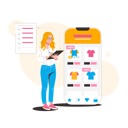 پیش‌نمایش فایل lady-making-list-of-shopping-4029645 از پک تجارت الکترونیک و خرید