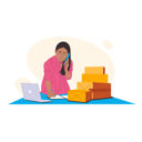 پیش‌نمایش فایل woman-getting-delivery-order-4029648 از پک تجارت الکترونیک و خرید