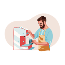 پیش‌نمایش فایل barista-service-4593242 از پک خدمات