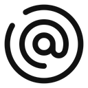 پیش‌نمایش فایل mention-circle-9533032 از پک رابط کاربری