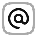 پیش‌نمایش فایل mention-square-9533181 از پک رابط کاربری