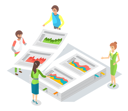 پیش‌نمایش فایل business-team-discussing-data-analytics-5204814 از پک کسب و کار