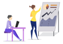 پیش‌نمایش فایل businesswoman-presenting-business-analytics-to-employee-5204801 از پک کسب و کار