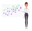 پیش‌نمایش فایل businesswoman-presenting-business-growth-statistics-5204826 از پک کسب و کار