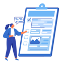 پیش‌نمایش فایل business-woman-doing-checkmark-on-task-list-5208135 از پک کسب و کار