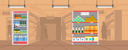 پیش‌نمایش فایل grocery-shop-with-food-on-shelves-5214735 از پک خرید