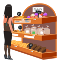 پیش‌نمایش فایل lady-buying-fresh-bakery-product-5214723 از پک خرید
