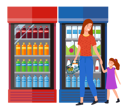 پیش‌نمایش فایل mother-doing-shopping-with-daughter-5214724 از پک خرید