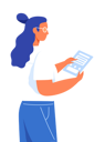پیش‌نمایش فایل girl-working-using-tablet-5207682 از پک کسب و کار