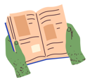 پیش‌نمایش فایل reading-book-5214464 از پک دست‌های رنگارنگ