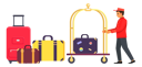 پیش‌نمایش فایل bellboy-transporting-guest-luggage-5214447 از پک خدمات هتل