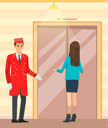 پیش‌نمایش فایل hotel-security-guard-welcoming-guests-to-the-hotel-5214441 از پک خدمات هتل