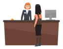 پیش‌نمایش فایل woman-inquiring-at-the-hotel-reception-desk-5214417 از پک خدمات هتل