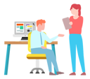 پیش‌نمایش فایل employees-discussing-about-analytics-5224384 از پک فعالیت‌های کسب‌وکار