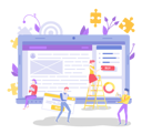 پیش‌نمایش فایل web-developer-working-on-development-5224399 از پک فعالیت‌های کسب‌وکار