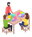 پیش‌نمایش فایل business-people-analyze-different-charts-and-graphs-5214729 از پک ایزومتریک