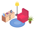 پیش‌نمایش فایل living-room-design-5214746 از پک ایزومتریک