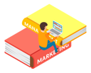 پیش‌نمایش فایل man-learning-marketing-skill-from-online-course-5214755 از پک ایزومتریک