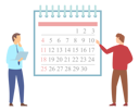 پیش‌نمایش فایل businessmen-doing-calendar-planning-5224293 از پک افراد کسب‌وکار
