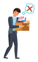 پیش‌نمایش فایل fired-employee-5224265 از پک افراد کسب‌وکار