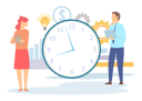 پیش‌نمایش فایل people-work-with-development-of-time-management-stages-workflow-organization-website-layout-5224294 از پک افراد کسب‌وکار