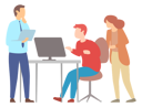 پیش‌نمایش فایل team-working-on-project-together-5224266 از پک افراد کسب‌وکار