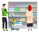پیش‌نمایش فایل man-choosing-dairy-product-in-grocery-store-5224231 از پک خرید