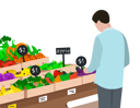 پیش‌نمایش فایل man-shopping-vegetable-and-fruit-5224245 از پک خرید