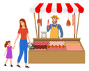 پیش‌نمایش فایل woman-buying-meat-from-butcher-local-store-5224229 از پک خرید