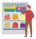 پیش‌نمایش فایل young-man-doing-grocery-shopping-at-supermarket-5224236 از پک خرید