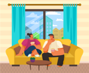 پیش‌نمایش فایل couple-eating-popcorn-and-watching-movie-5214640 از پک سبک زندگی