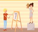 پیش‌نمایش فایل girl-model-posing-for-picture-artist-paints-portrait-from-nature-5214678 از پک سبک زندگی