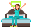 پیش‌نمایش فایل girl-stretching-after-sleep-in-bedroom-5214663 از پک سبک زندگی