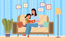 پیش‌نمایش فایل mom-reading-tale-to-little-daughter-5214667 از پک سبک زندگی