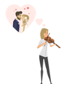 پیش‌نمایش فایل man-and-woman-wedding-musician-performing-5226621 از پک موسیقیدان