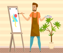 پیش‌نمایش فایل artist-draws-picture-5226584 از پک سبک زندگی