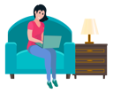 پیش‌نمایش فایل female-freelancer-works-with-computer-from-home-5226597 از پک سبک زندگی
