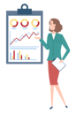 پیش‌نمایش فایل girl-giving-presentation-5226248 از پک کسب و کار