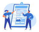 پیش‌نمایش فایل business-team-doing-check-mark-on-task-list-5226417 از پک فعالیت‌های کسب‌وکار