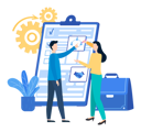 پیش‌نمایش فایل people-working-with-checklist-5226374 از پک فعالیت‌های کسب‌وکار