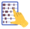 پیش‌نمایش فایل accountant-counts-with-wooden-abacus-5226441 از پک دست‌های رنگارنگ
