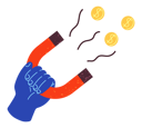 پیش‌نمایش فایل attracting-money-5226432 از پک دست‌های رنگارنگ