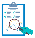 پیش‌نمایش فایل business-report-analysis-5226445 از پک دست‌های رنگارنگ